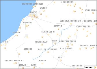 map of Douar Ksairia